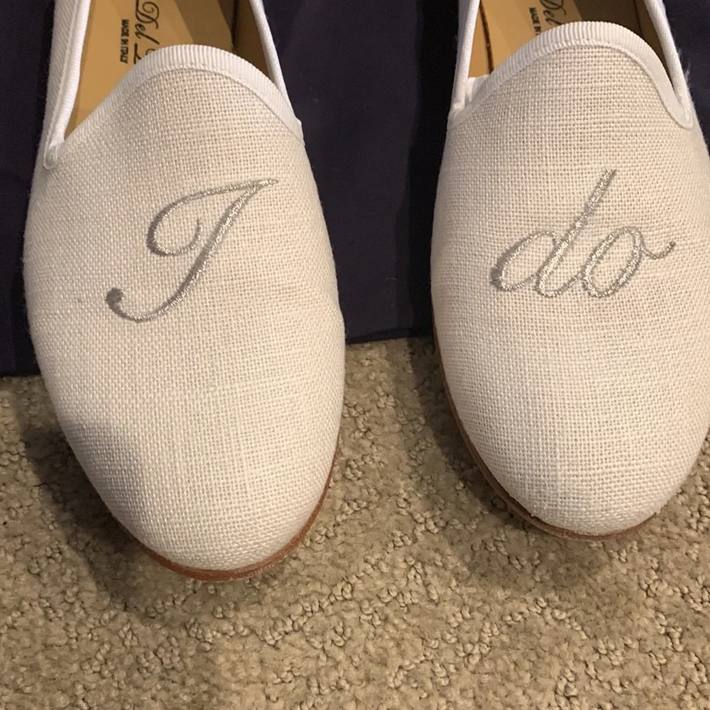 Del Toro Wedding I Do Slippers - Picture 4 of 4